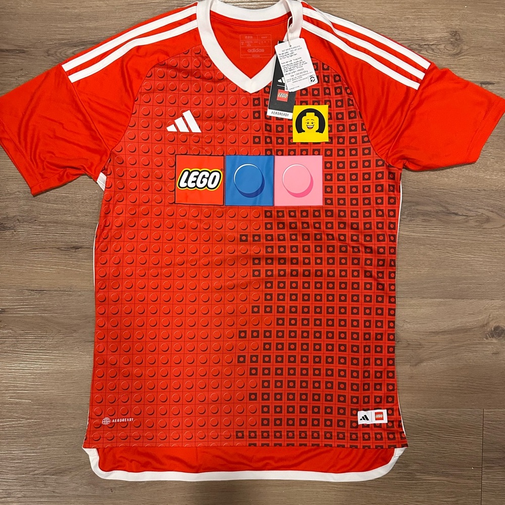 Adidas x LEGO Malaysia Red Soccer Jersey